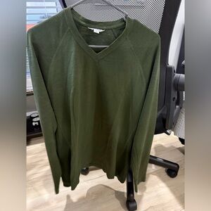 Men's Calvin Klein Green V-Neck Sweater